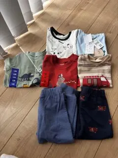 キッズ Tシャツ 新品未使用 スヌーピー ズボン付き セットアップ 子供服のサムネイル