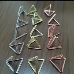 三角　カードクリップホルダー15個セット