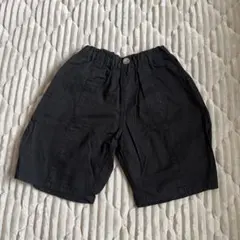 黒のウエストゴム半ズボン　バースデイ　manina 100