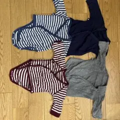 ベビー肌着 長袖ボディスーツ 60cm