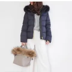 美品【UNITED ARROWS】CS リバーシブル グリーンダウン ジャケット