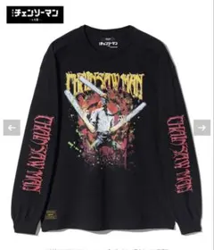 チェンソーマン ロングスリーブTシャツ ブラック