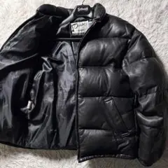 超肉厚✨ショット レザーダウンジャケット USA製 シープスキン 211D 38 Schott N.Y.C 30%OFF!! (ショット) レザー ダウン ジャケット