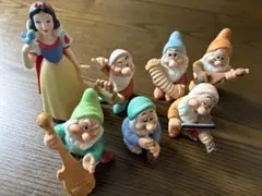 ディズニーランド当時物ミッキー ミニー 7人の小人 フィギュア 9体