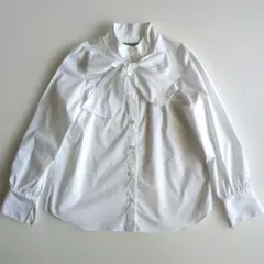 極美品★セオリーリュクス 長袖シャツ ボウタイ ホワイト 24SSのサムネイル