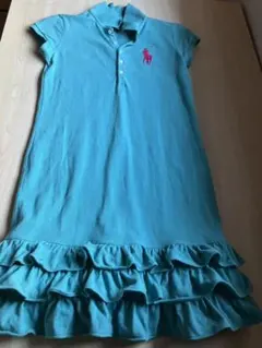 ラルフローレン ポロシャツワンピース　150 グリーン