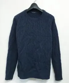 URBAN RESEARCH DOORS｜クルーネック ケーブルニット ＊