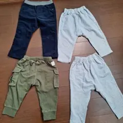 ベビーボトムス　まとめ4枚セット　90cm