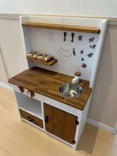 手作りおままごと屋台セット レジ・電子レンジ付き】 - メルカリ