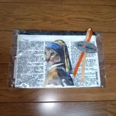 ARTONWORDZ アートンワーズ ポーチ S Blue Cat