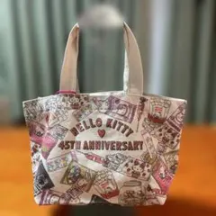 キティちゃん　帆布 ランチトートバッグ