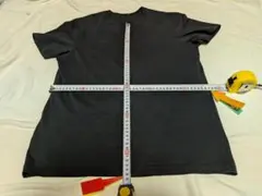 ③ ユニクロ半袖Tシャツ ブラック 無地 Mサイズ 【Used】