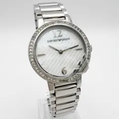 【電池交換済】EMPORIO ARMANI アルマーニ 時計 シルバーのサムネイル