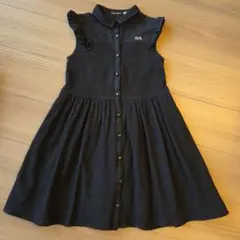 BeBe フリルが可愛いワンピース ブラック 140cm　130cm～