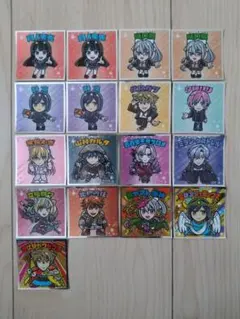 ロッテ にじさんじマンチョコ２シール １７枚（まとめ売り）