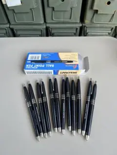 米軍放出未使用品SKILCRAFT ボールペン 12本入1箱 ブラック