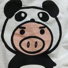 美品☆ブーデンショウテン豊天商店　豚キャラクター TシャツMサイズ