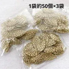 ht1022/SALE！パーツ◇葉っぱ リーフ形1袋約50個×3袋set