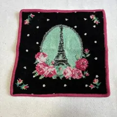 feiler エッフェル塔 花柄 ハンカチ 約25cm