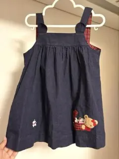 familiar ジャンバースカート 90サイズのサムネイル