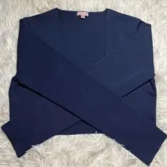 TOCCA ネイビー クロップドカーディガンのサムネイル