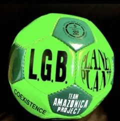 LGB AMAZONICA PROJECT サッカーボール エメラルドグリーン