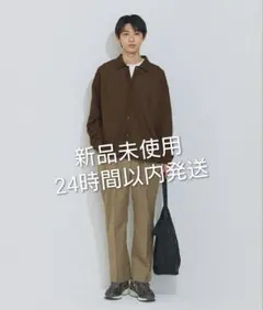 BEAUTY&YOUTH エアミラノニットシャツ モカМサイズ　カーディガン