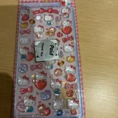 正規品】ハローキティボンボンドロップシール 大 赤