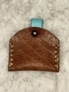 本革　マルチケース　コインケース ピックケース　キーホルダー　チャーム