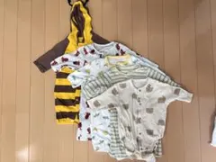 西松屋 ベビー ロンパース 5枚セット 60-70cm