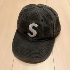Supreme Washed Chambray Sロゴ デニム キャップ