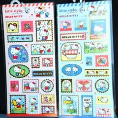 ハローキティ kitte style 切手風シール