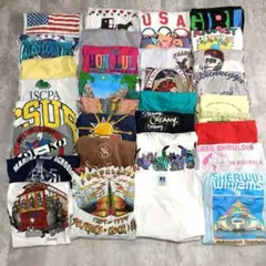 US古着 シングルステッチ Tシャツ 32枚まとめ サイズミックス 卸 フリマ