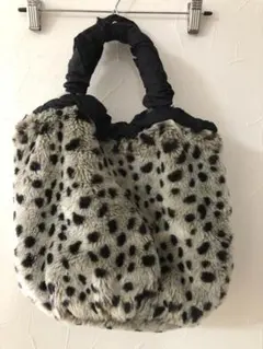 cache cache ファー トートバッグ グレーのサムネイル