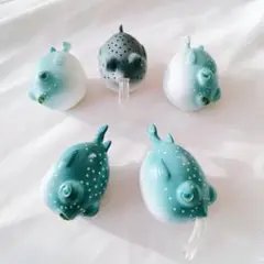 ✨残り１点✨海洋動物 フグ装飾 ガチャ 飾りオーシャン ミニフィギュア
