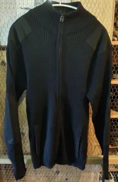 HOUSTON ヒューストン コマンドZIPセーター ドライバーズニット