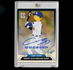 大谷翔平 2024“The Simpsons”ドジャース50-50記念カード