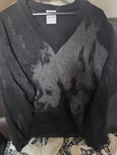 SUBLATIONS Vネックニット ブラックのサムネイル