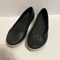 クロックス crocs クロックバンド フラット crocband 黒　24cmのサムネイル