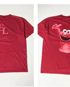 90s USA製｜エルモ Tシャツ 両面プリント｜XL｜赤｜changes 2026年最新】エルモ tシャツ 90の人気アイテム - メルカリ