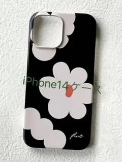 大人気❣️iPhone14ケース　可愛い　花柄　韓国　シンプル