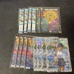 デュエマ 赤青カウンターバイケンデッキ 二重スリーブ - メルカリ
