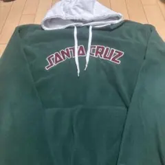 サンタクルーズ　メンズフリースパーカーLグリーンのサムネイル
