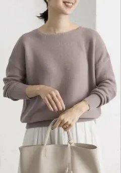 アーバンリサーチドアーズ　コットンボートネックニット　M～Lサイズ