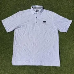 m*u様 FootJoy SUNTREE ポロシャツ ホワイト XLサイズ 刺繍のサムネイル