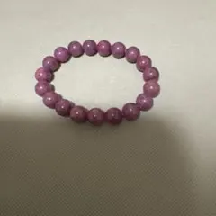 最終値下げ天然石薔薇石ブレスレット内径16.5