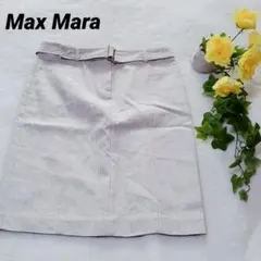 Max Mara WEEKEND LINE リネン混 スカート 38 ベルト付きのサムネイル