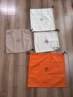 HERMES 保存袋 4枚セットのサムネイル