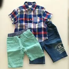 子供用 チェック柄シャツ　アーノルドパーマー