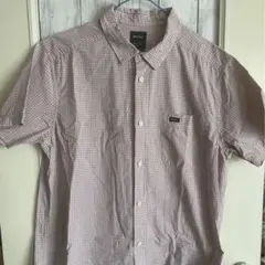 RVCA ルーカ　チェック　半袖シャツ　おしゃれのサムネイル